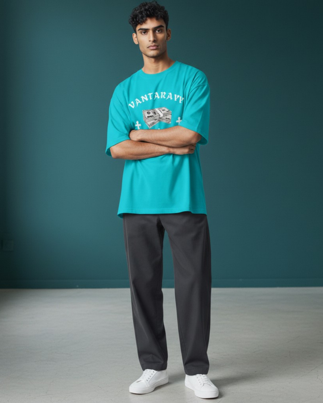 VANTARAYY Hustler Oversized T-Shirt