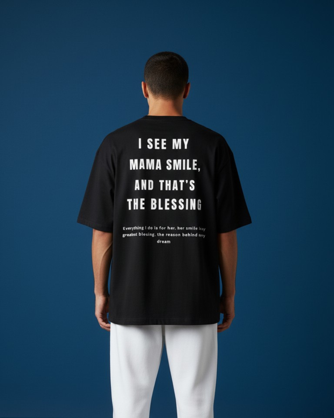 I See My Mama Smile Oversized T-Shirt