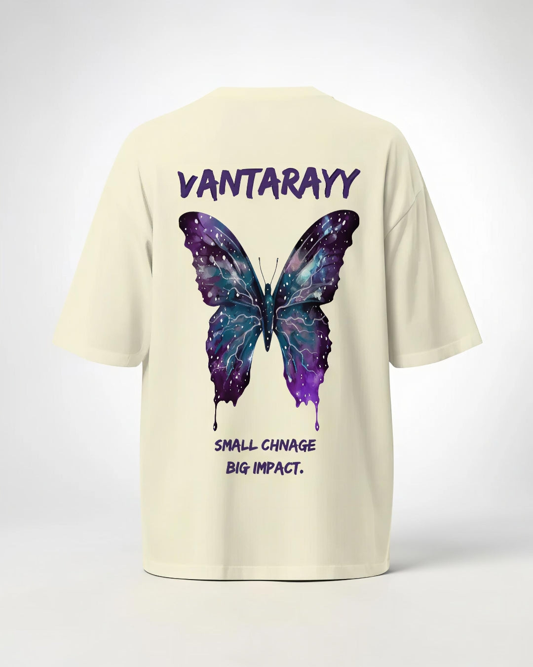 VANTARAYY “Small Change, Big Impact” Oversized T-Shirt