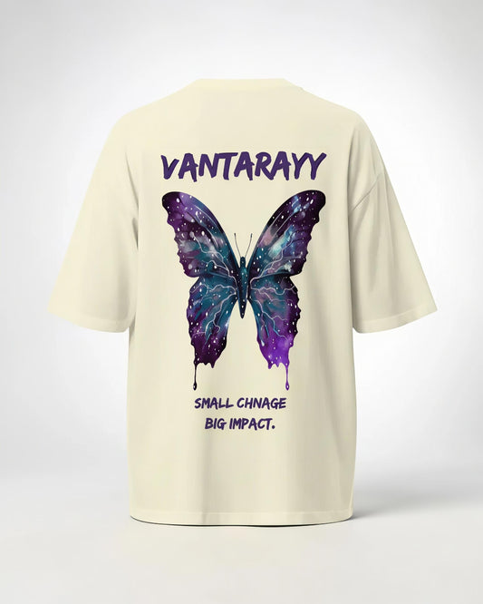 VANTARAYY “Small Change, Big Impact” Oversized T-Shirt