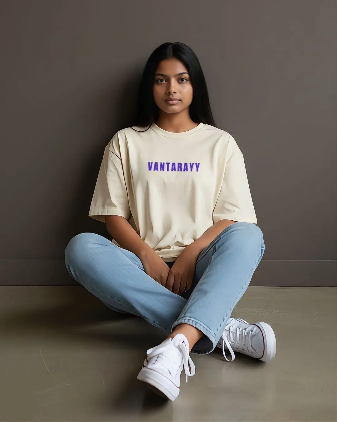 VANTARAYY “Small Change, Big Impact” Oversized T-Shirt