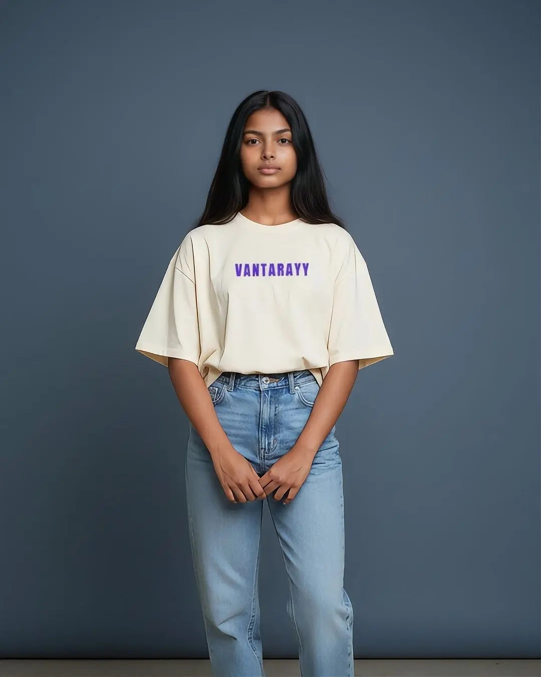 VANTARAYY “Small Change, Big Impact” Oversized T-Shirt