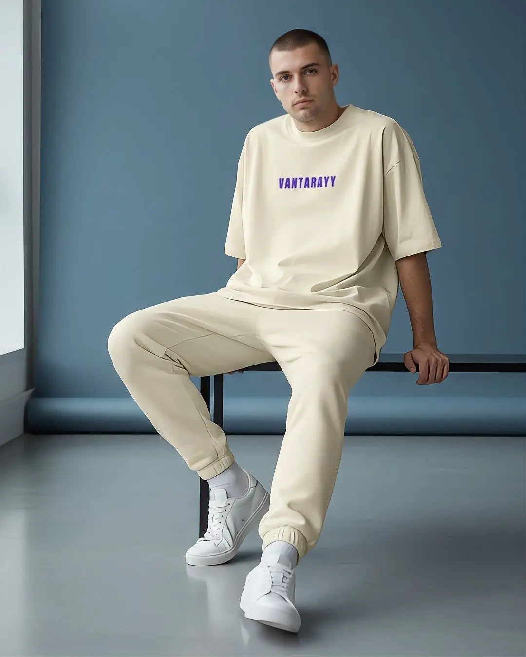 VANTARAYY “Small Change, Big Impact” Oversized T-Shirt
