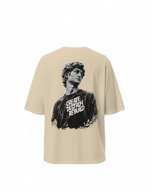 Create. Destroy. Rebuild. Oversized Tee