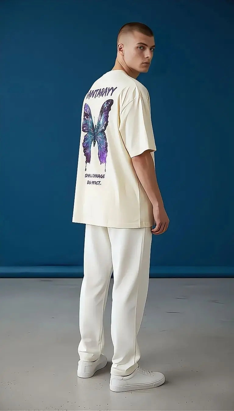 VANTARAYY “Small Change, Big Impact” Oversized T-Shirt
