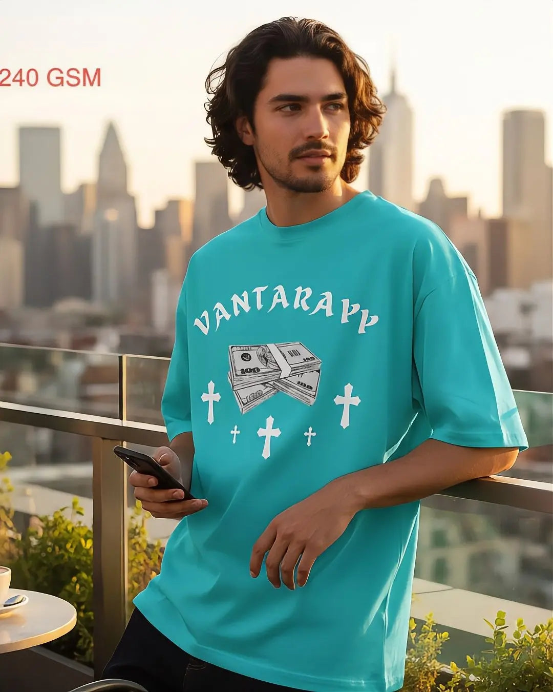 VANTARAYY Hustler Oversized T-Shirt