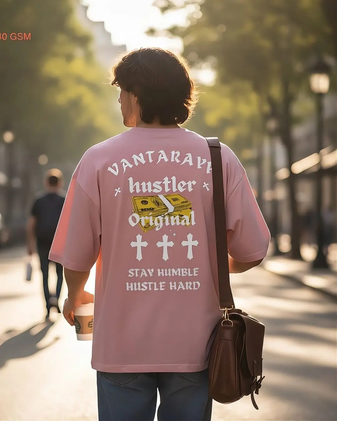 VANTARAYY Hustler Oversized T-Shirt