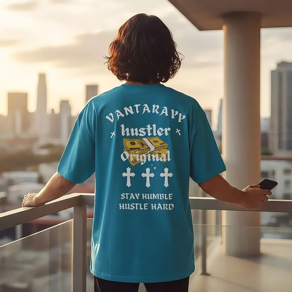 VANTARAYY Hustler Oversized T-Shirt