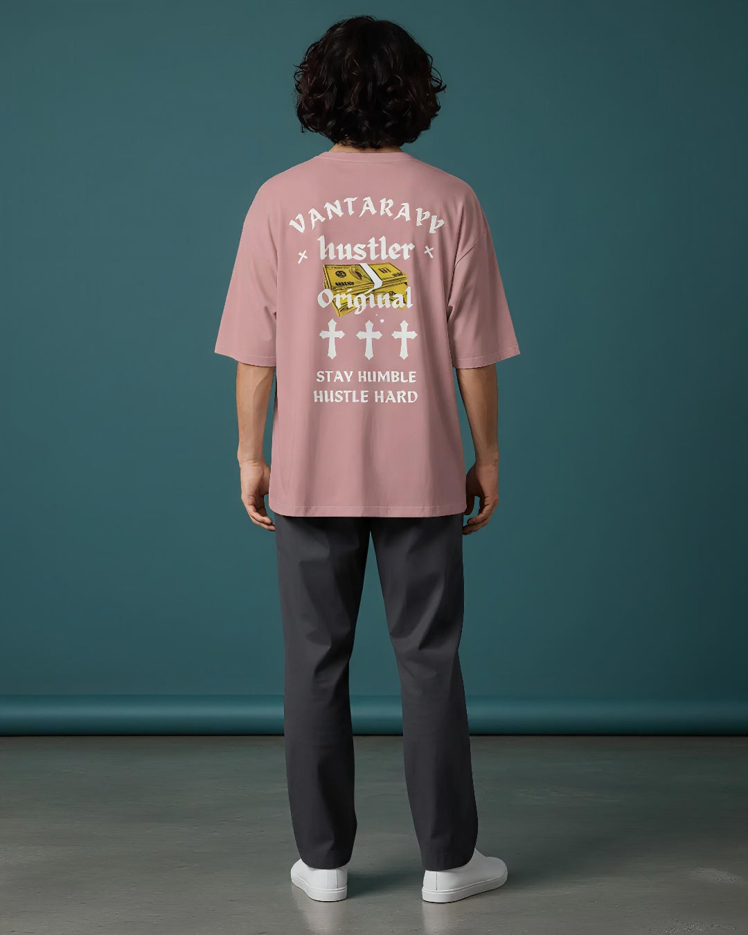 VANTARAYY Hustler Oversized T-Shirt