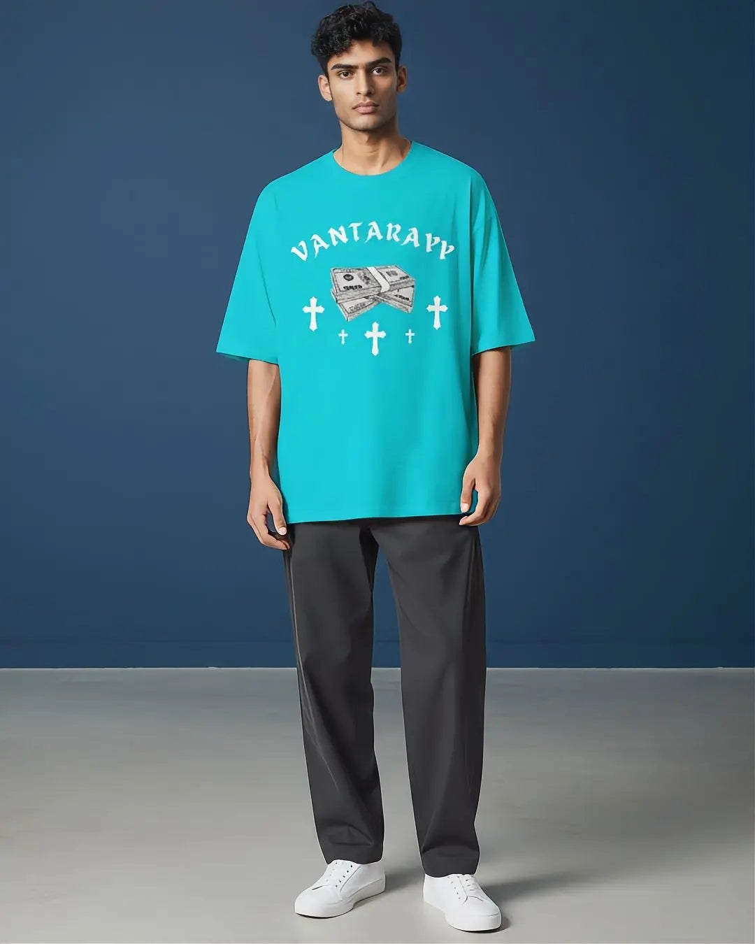 VANTARAYY Hustler Oversized T-Shirt
