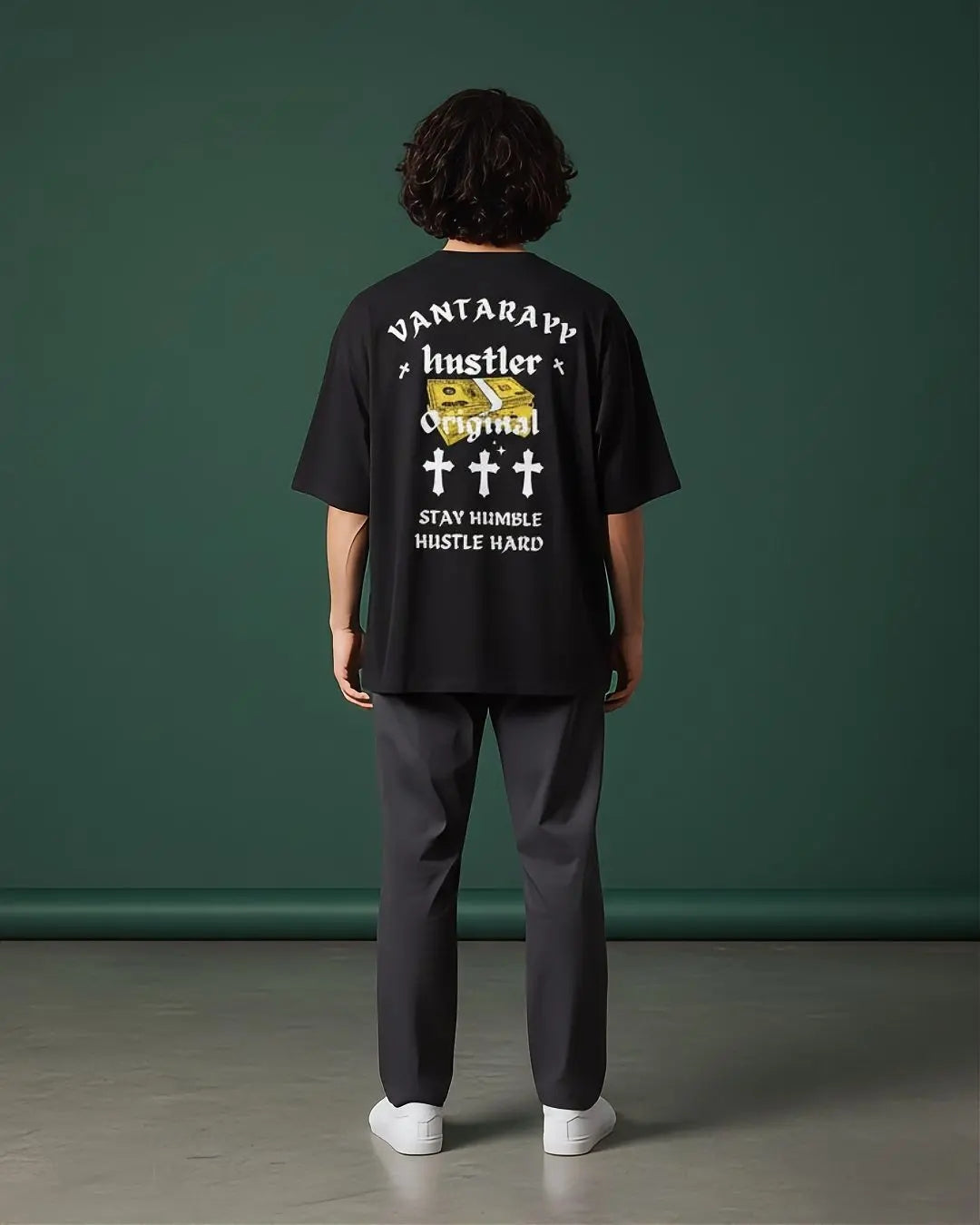VANTARAYY Hustler Oversized T-Shirt